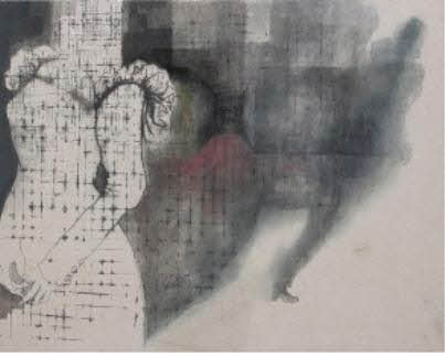 가장 멀리 있는 나 72.7x90.9cm 장지에 채색 2010