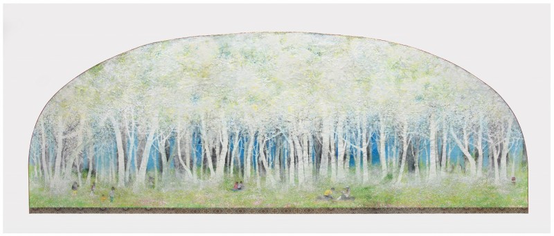  Jubilee  82x224cm  한지위에 수간채색 2020