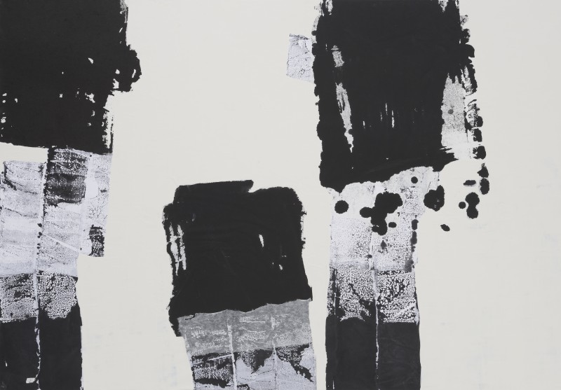 동화_140x200cm_한지,먹,백토_2020