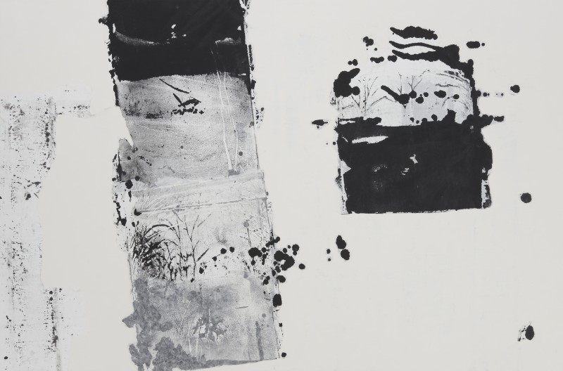 동화_135x190cm_한지,먹,백토_2020